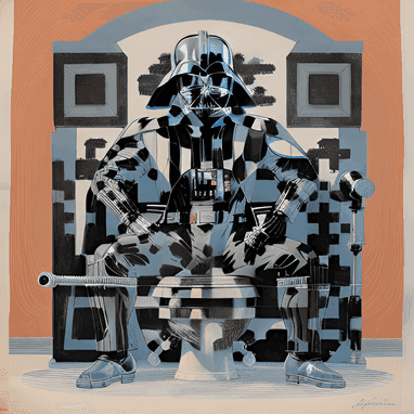 Darth Vader - QR Code Art qr2art.app